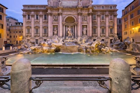 Rom: Fontänen Trevi och guidad tur under jord
