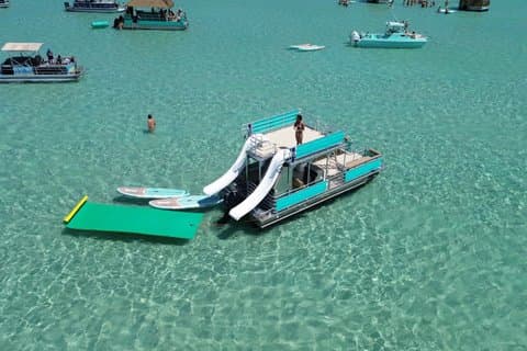 Crab Island 6 - Passagerare Dubbelrutschkana Pontoon w / Toalett Charter