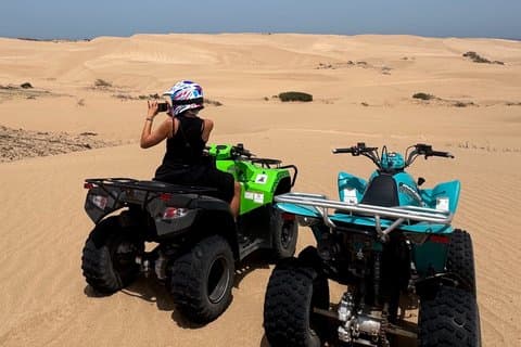 2 - timers quad biking i Essaouira ørkenen