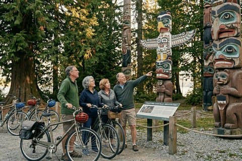Stanley Park's Heritage Private Cycling Tour em Vancouver