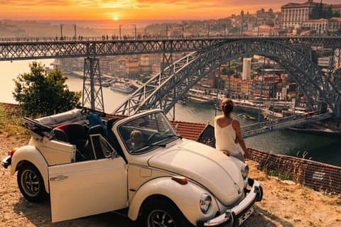 Porto Private Tour in a Classic VW with Hotel Pickup