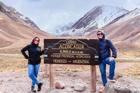 Majestic High Mountain i hjertet av Andes