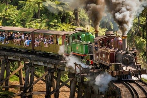 Melbourne Puffing Steam Train e Yarra Valley Winery Tour
