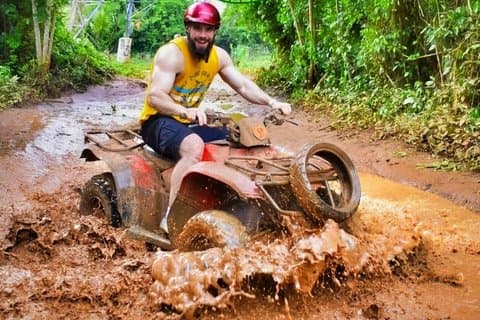 ATV, Ziplines og Maya Cenote Extreme oplevelse