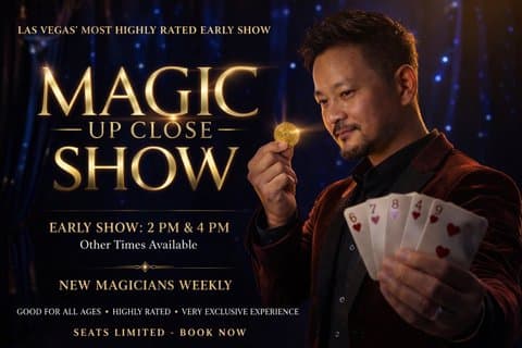 Magic Up Close – frühe Show im Las Vegas Magic Theater