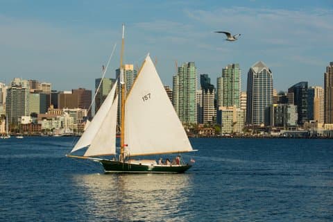 San Diego Private Yacht Charter on a Classic Sailboat