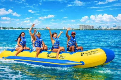 Tubing/Banana Boat avec Miami Watersports