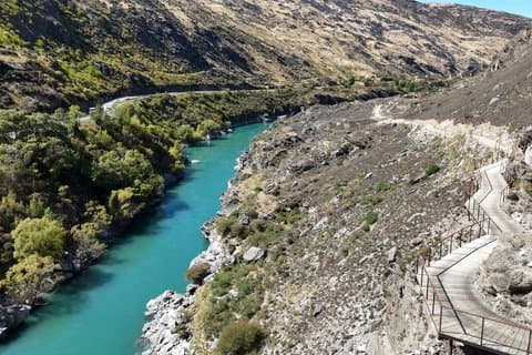 Kawarau Gorge Trail Autoguiada eBike Aventura de Cromwell