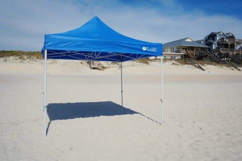 10' x 10' Tent with Setup and Breakdown on Topsail
