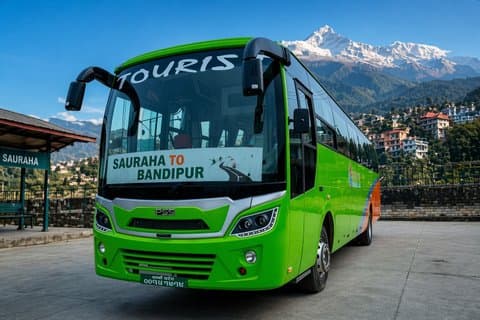 Chitwan to Bandipur Tourist Bus Ticket (Luxury Sofa Seater)