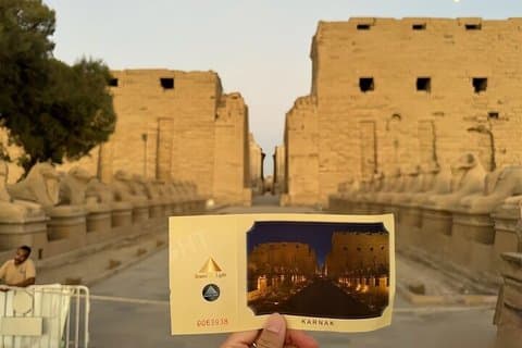 Tour privado en limusina por el templo de Karnak Luxor - VIP de sonido y luz