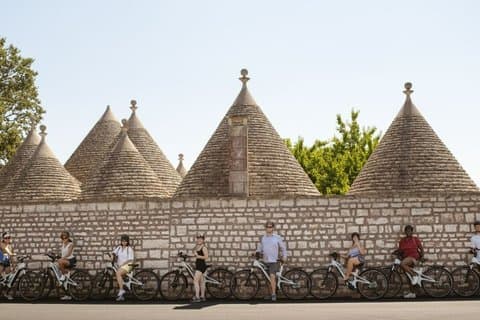 Alberobello E-sykkel tur med mat og vin smak