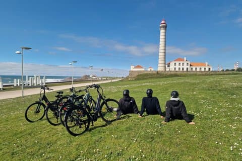 Excursion privée en vélo électrique à Porto, Matosinhos et Leça, avec dégustations