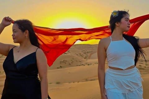 Private Full Day Wadi Bani Khalid and Desert Tour with Sunset