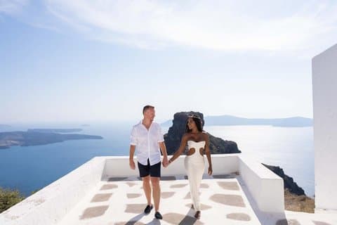 Santorini Photoshoot Tour com um Pró