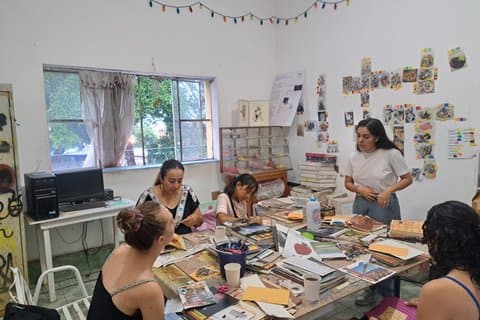 Collage-Workshop Oaxaca