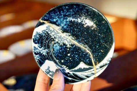 Tokyo Workshop tradizionale di Kintsugi ad Asakusa Gold Repair Art
