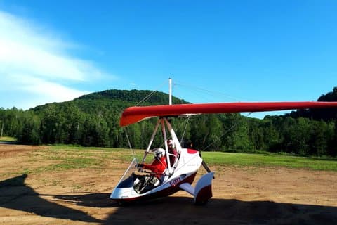 Ultralight flyvning eventyr i Mont Tremblant