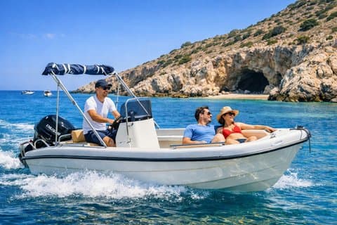 Astypalaia Boat Rental for Exploration and Swimming