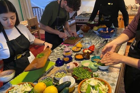 Auténtica clase de cocina marroquí en Marrakech
