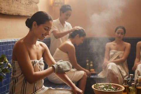 Authentische lokale Hammam-Erfahrung