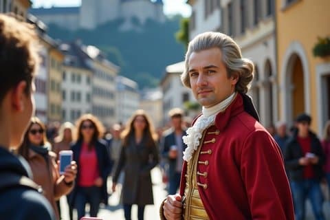 モーツァルトの足跡を辿る。 ザルツブルク旧市街を巡るパズルラリー