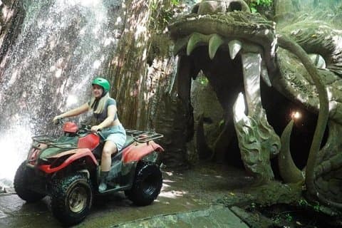 Bali Quad Bike Adventure to Waterfall with Lunch