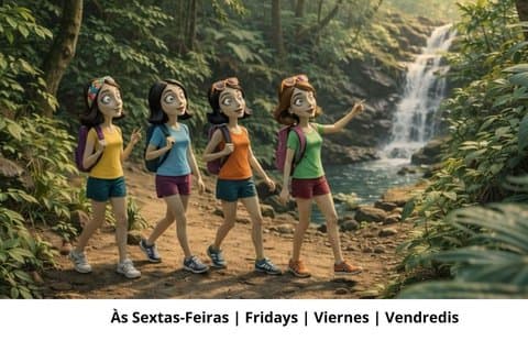 Women 40+, Waterfall Trail of the Primates Rio de Janeiro