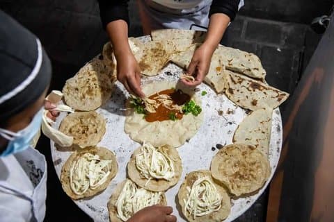 Il tardo turno di degustazione Oaxaca di notte
