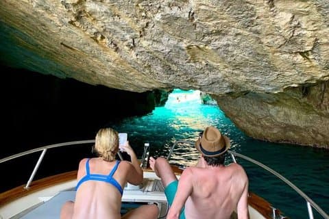Private Boat Tour Capri or Amalfi Coast, up to 12 Guests
