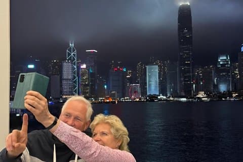 Victoria Harbour Privénachttour met sterrenveerboot en skyline