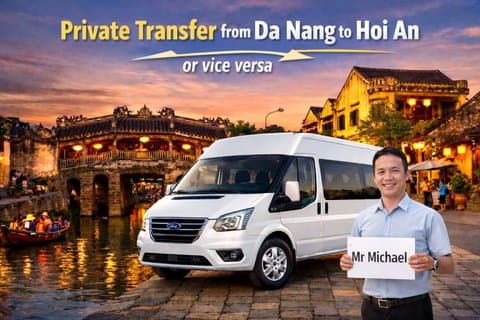 DaNang Airport Transfer naar Hoi An met de eigen auto of vice versa