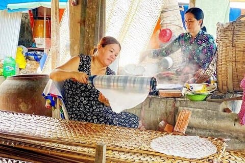 ダナン発息子サンクチュアリとライスペーパー作りモーニングツアー