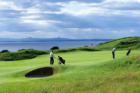 Privat golf transfer fra Edinburgh Retur service med 8 timer Vent