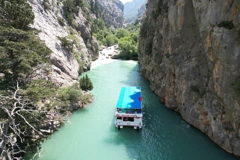 Green Canyon Boat og Green Lake Tour med frokost og drikkevarer
