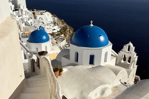 Private Skip the Cable Car and Land Tour on Santorini Island