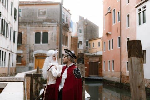 Venedig karneval kostume fotoshoot Privat oplevelse