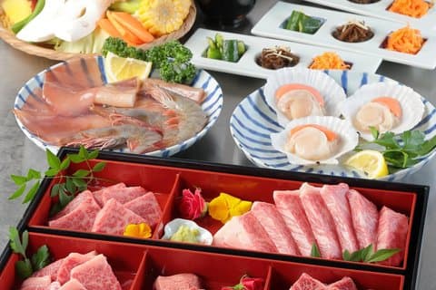 飲み放題付き大阪屋上和牛BBQ 神戸牛オプション