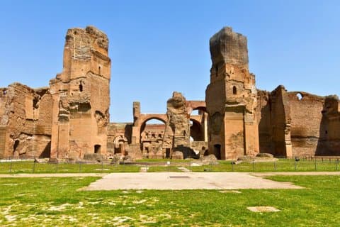 Rome Baths of Caracalla Bilhete de Entrada com Guia Áudio