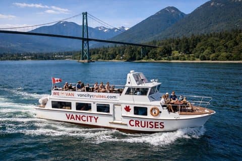 Passeio de barco panorâmico de Vancouver com guia de passeio ao vivo