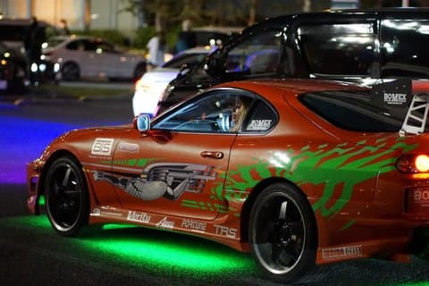 Tokyo : Réunion de voitures Daikoku PA