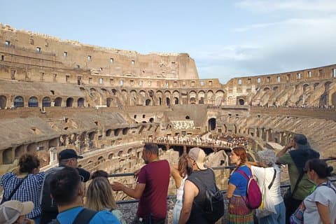 Colosseum og det romerske forum
