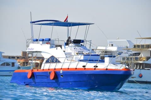 Hurghada: Privat båd familie dag til Orange Bay Island og frokost