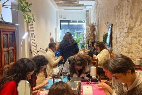 Paris 1e Duo Resina Gioielli Fabbricazione Workshop
