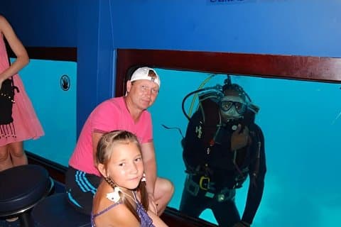 Trip on a glass bottom boat from Hurghada