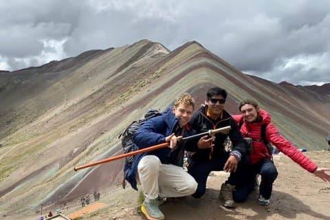 Rainbow Mountain Day Trip fra Ollantaytambo med måltider