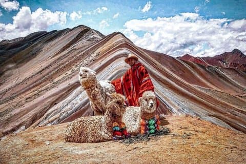Excursão privada Rainbow Mountain Day de Ollantaytambo ou Urubamba