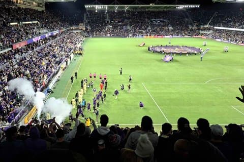Orlando City SC fotbollsmatch på Inter och Co Stadium
