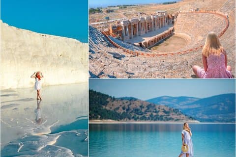 Side Pamukkale Day Trip & Sala Lake Visit w/Meals & Pickup