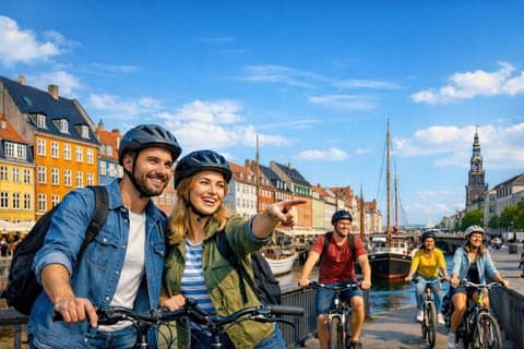 Scopri Copenaghen in bicicletta